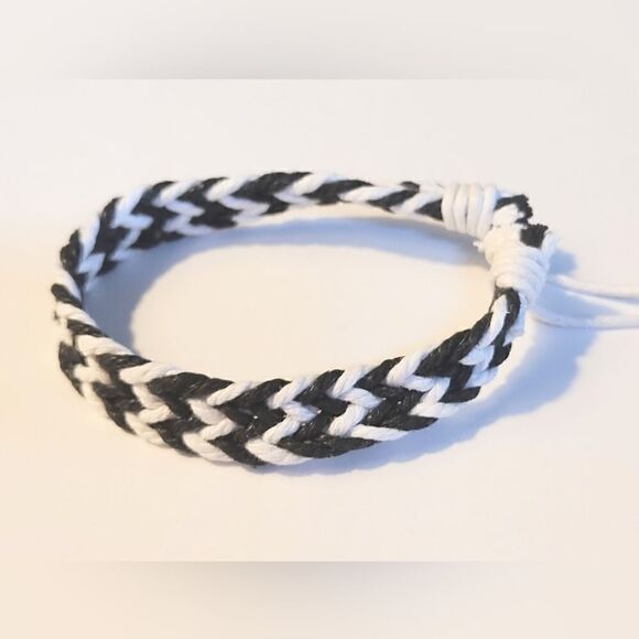Men's bracelet braided rope new d83 - Picture 1 of 1
